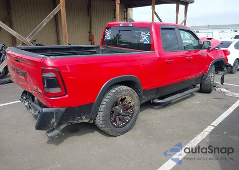 2019 Ram 1500 Rebel 4X4 6'4 Box from USA, damaged, VIN 1C6SRFET2KN599078